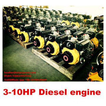 Moteur diesel monocylindre refroidi par air 3-10HP